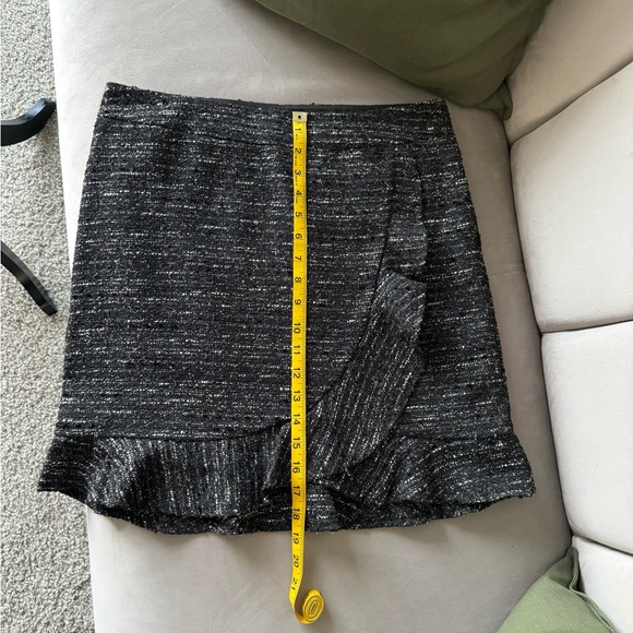 Nannette Charcoal Asymmetrical Skirt - Picture 4 of 7